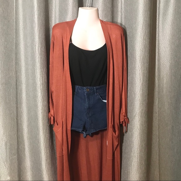 Michael Kors Sweaters - Michael Kors Shimmer Long Open Sweater Cardigan